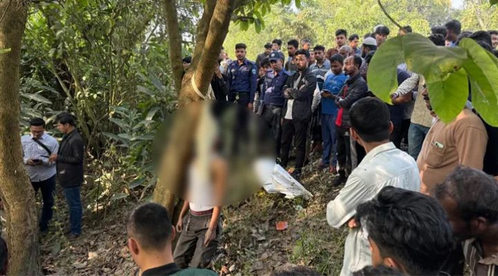 রেললাইনের পাশে মিলল আদালতে কর্মচারীর ঝুলন্ত মরদেহ